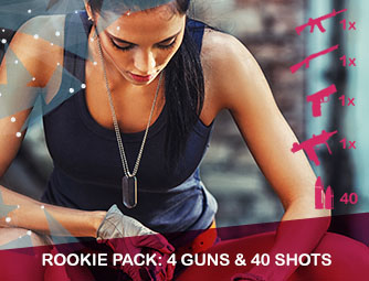 Rookie pack: 4 guns & 40 shots