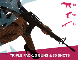 Triple pack: 3 guns & 30 shots